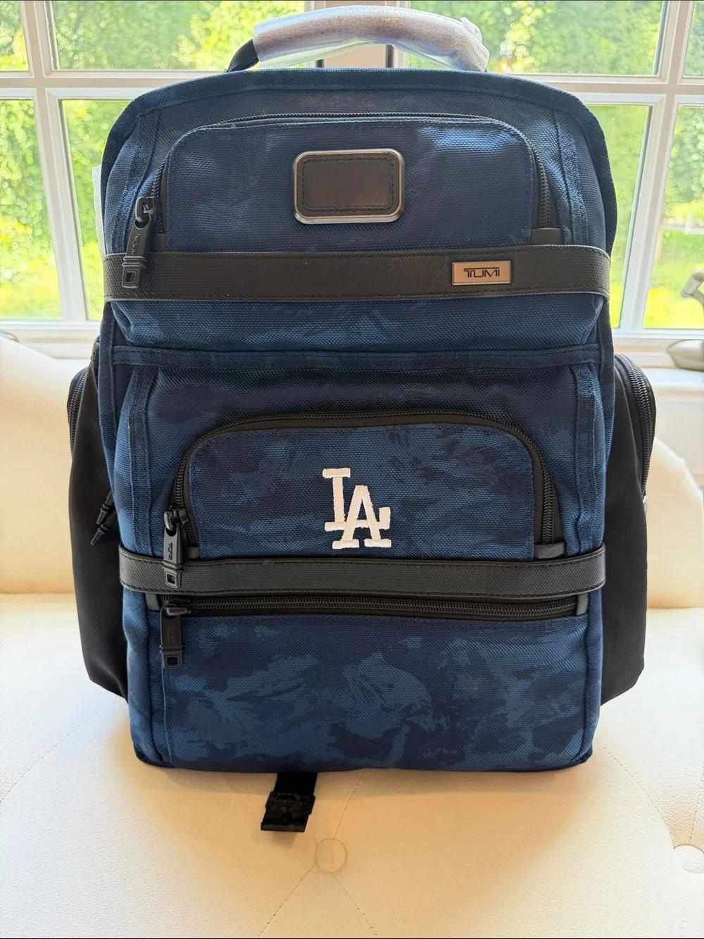 Tumi Navy & Black Los Angeles Dodgers Logo Backpack - Alpha 2